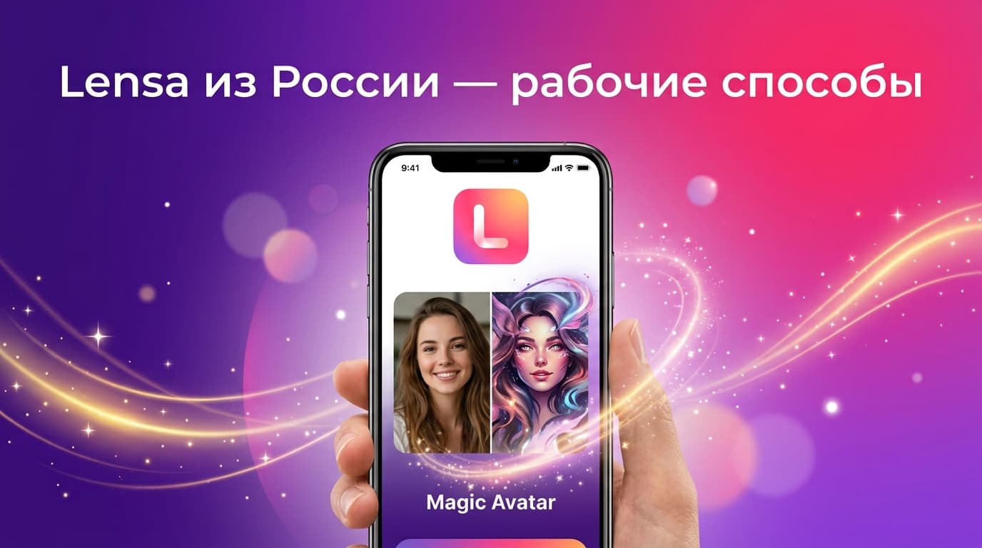 Lensa AI из России в 2026 году: как оплатить Pro и Magic Avatars
