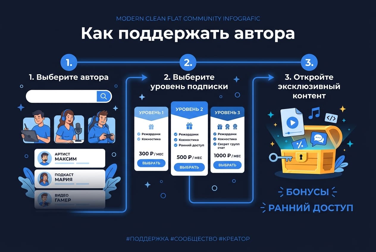 Как оплатить SubscribeStar из России в 2026 году: поддержать автора без зарубежной карты — фото 1