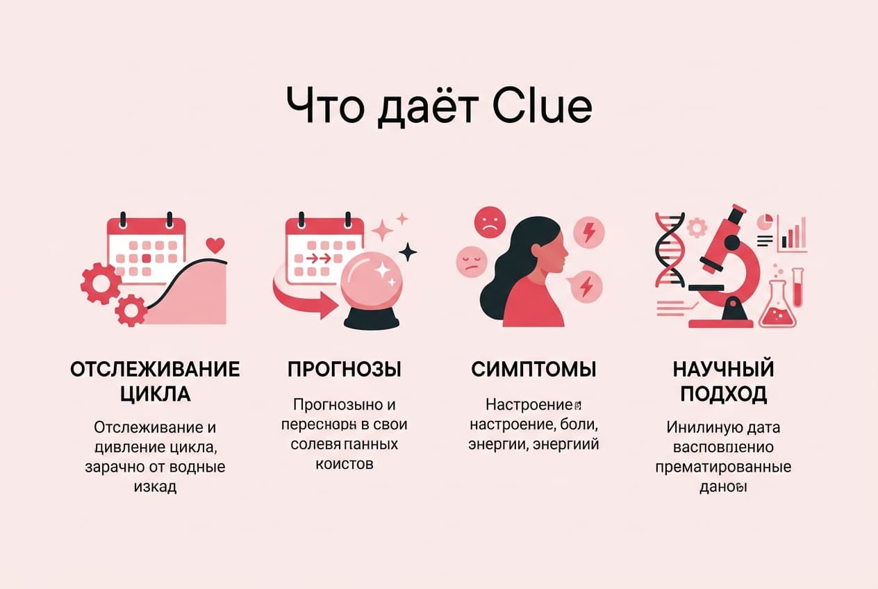 Как оформить подписку Clue из России в 2026 году: без зарубежной карты — фото 1