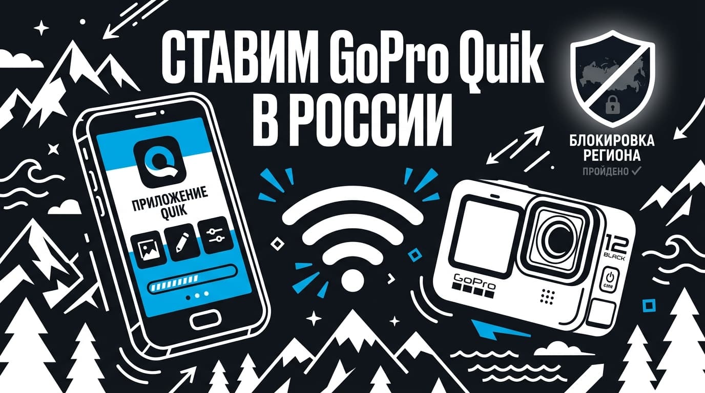 Как установить GoPro Quik в России: рабочие способы и обходные пути