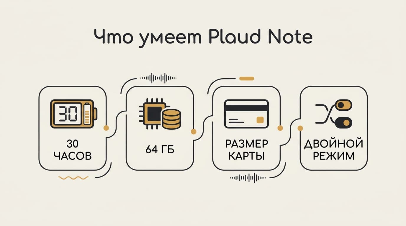 Plaud Note: как пользоваться умным диктофоном с нуля — фото 1