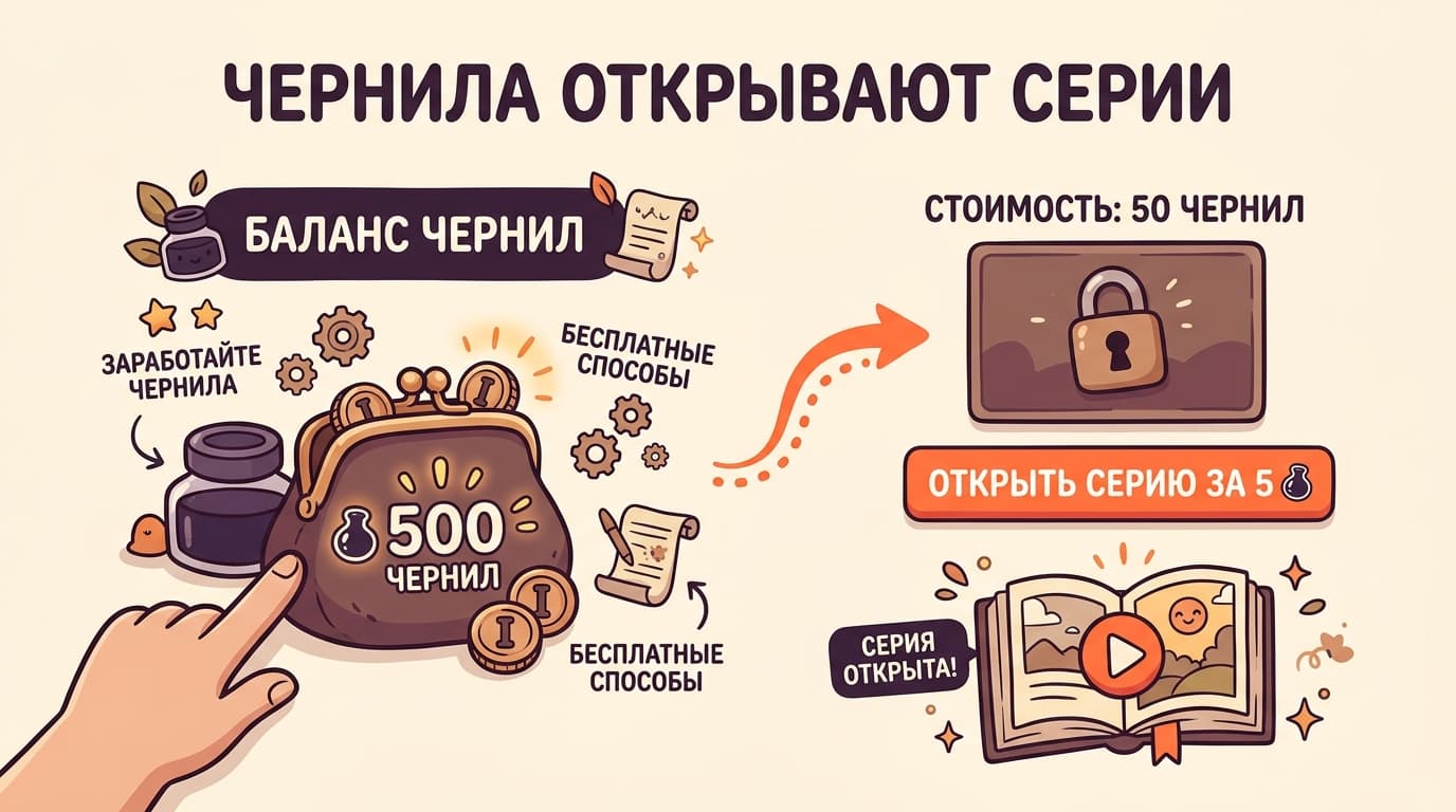 Tapas из России: как пополнить чернила и открыть платные главы — фото 1