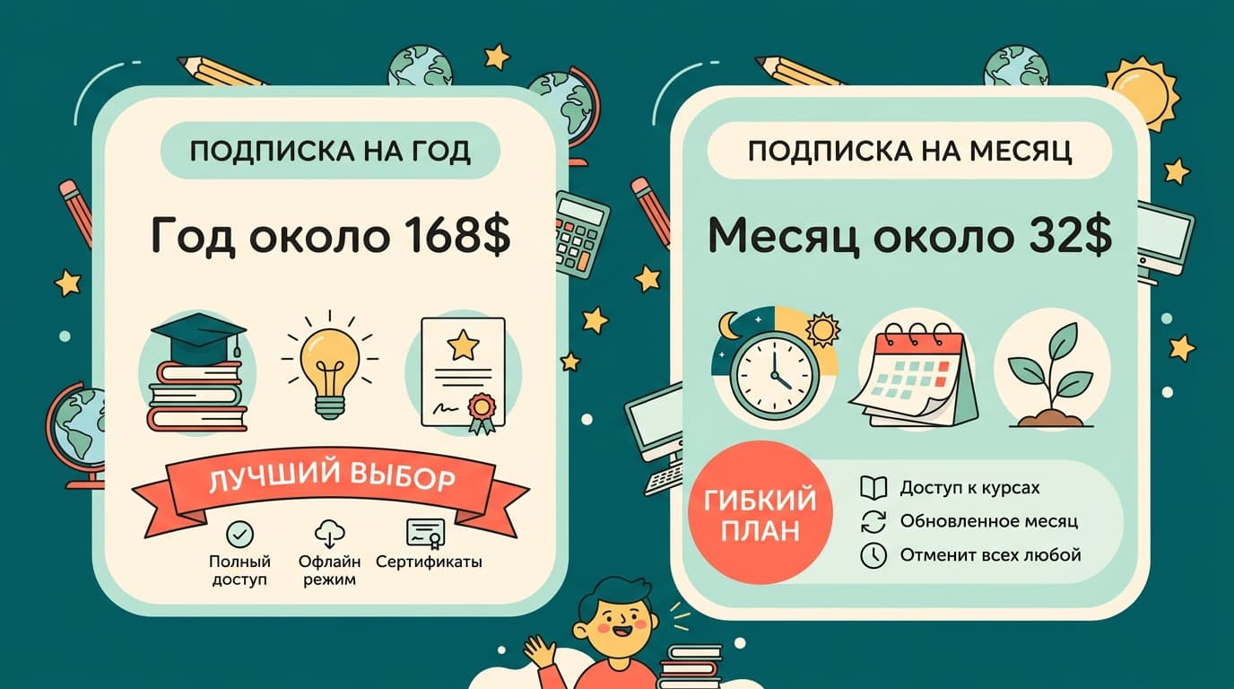 Skillshare из России в 2026-м: сколько стоит подписка, как продлить пробный период и чем оплатить — фото 1