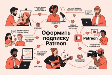 Как оформить подписку на Patreon из России в 2026 году: без зарубежной карты