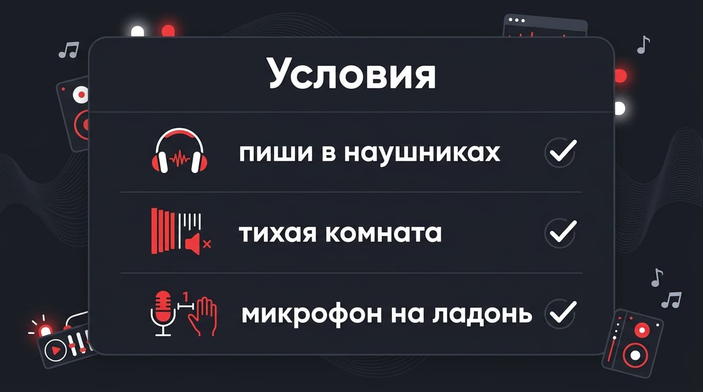 Как записать чистый вокал в BandLab: настройка микрофона и входа — фото 2