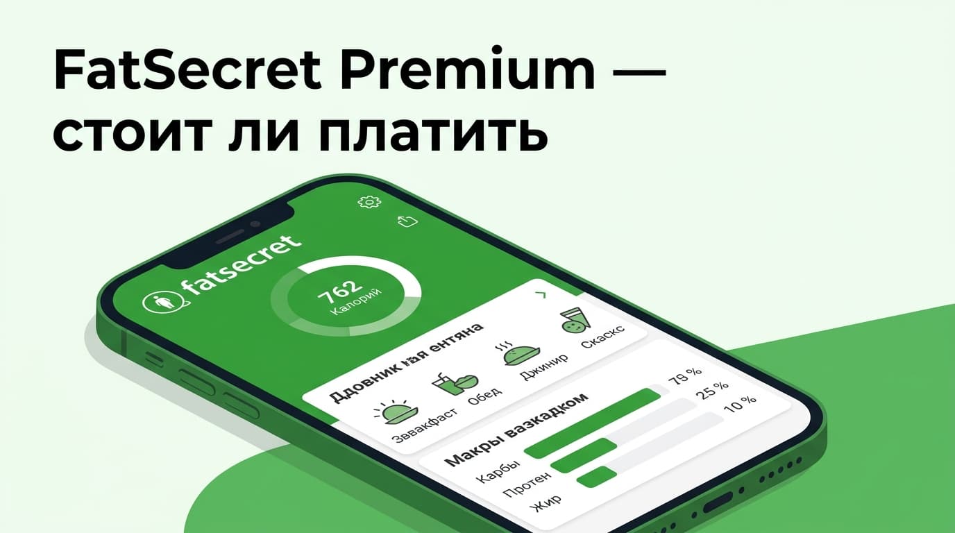 FatSecret Premium из России: за что платить и как оформить подписку в 2026 году