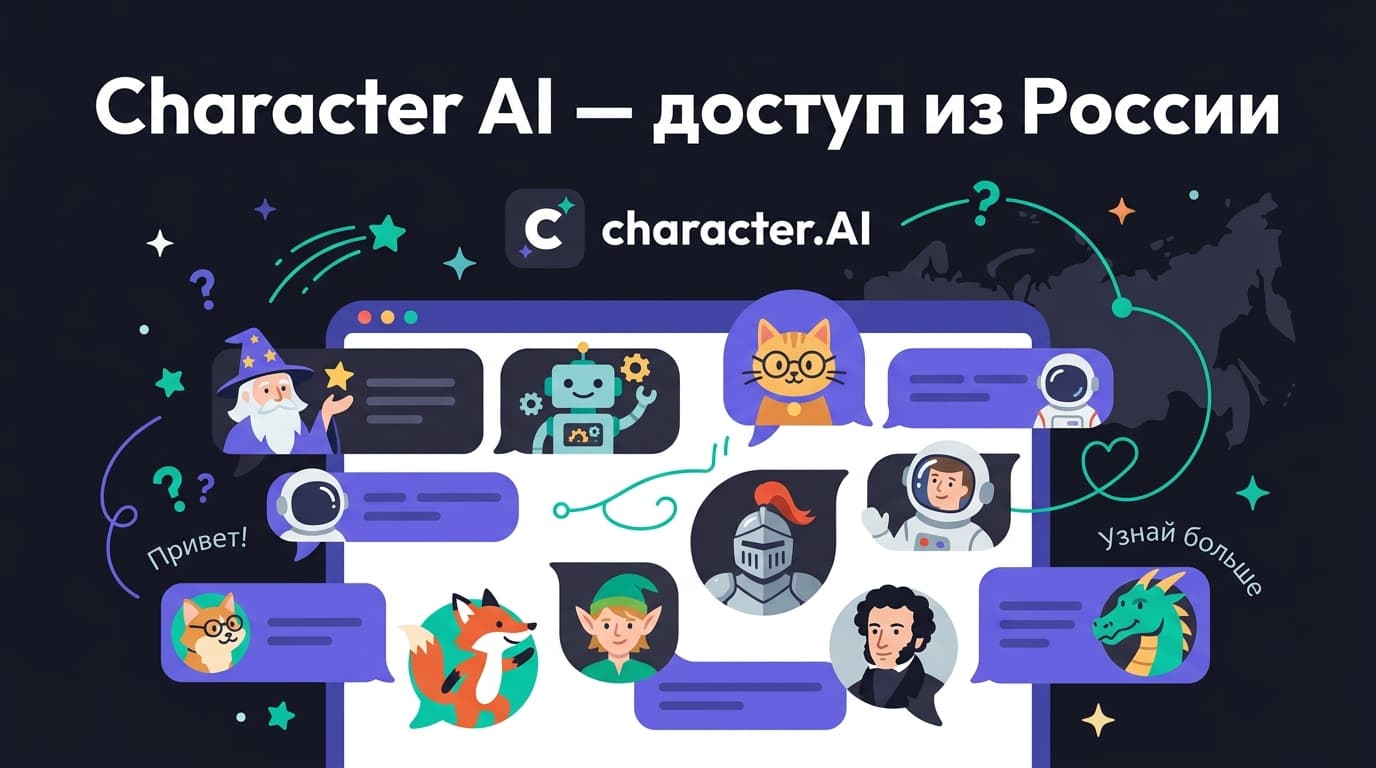 Character AI из России в 2026 году: почему вход нестабилен и что делать с подпиской
