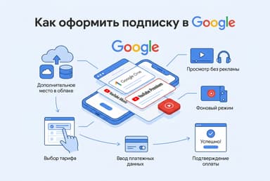 Как оформить подписку в Google из России в 2026 году: рабочие способы