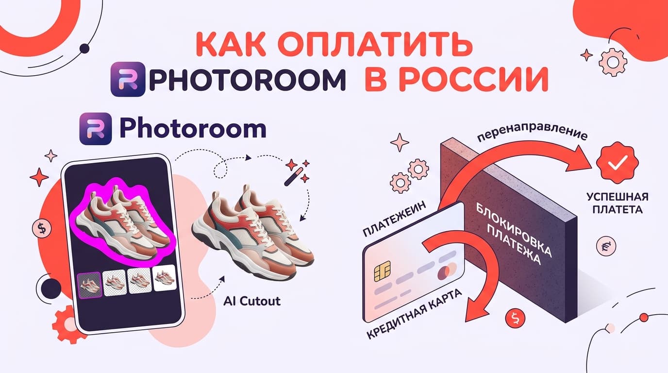 Как оплатить Photoroom из России в 2026 году: рабочие способы