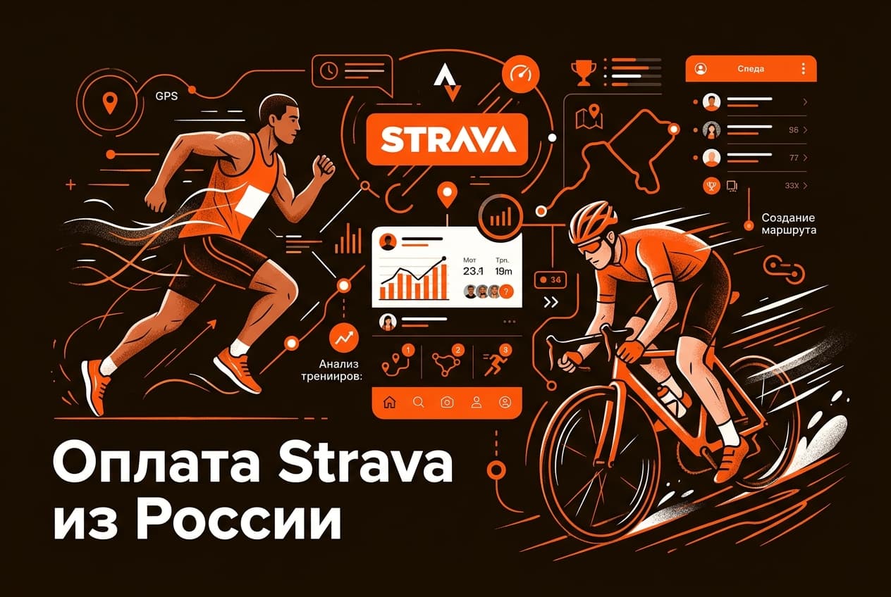 Как оформить подписку Strava из России в 2026 году: без зарубежной карты