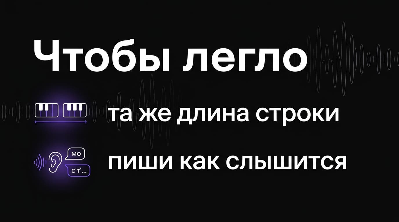 Как заменить слова в готовой песне Suno без потери мелодии — фото 2