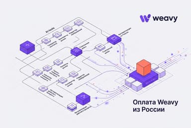 Как оплатить Weavy из России в 2026 году: дизайн-платформа без зарубежной карты
