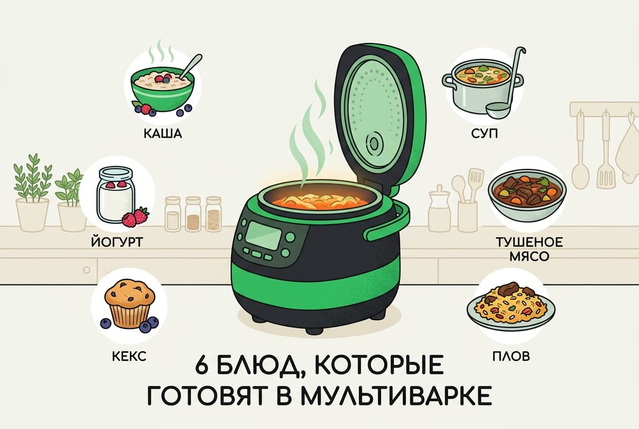 Что можно приготовить в мультиварке: 6 категорий для новичка
