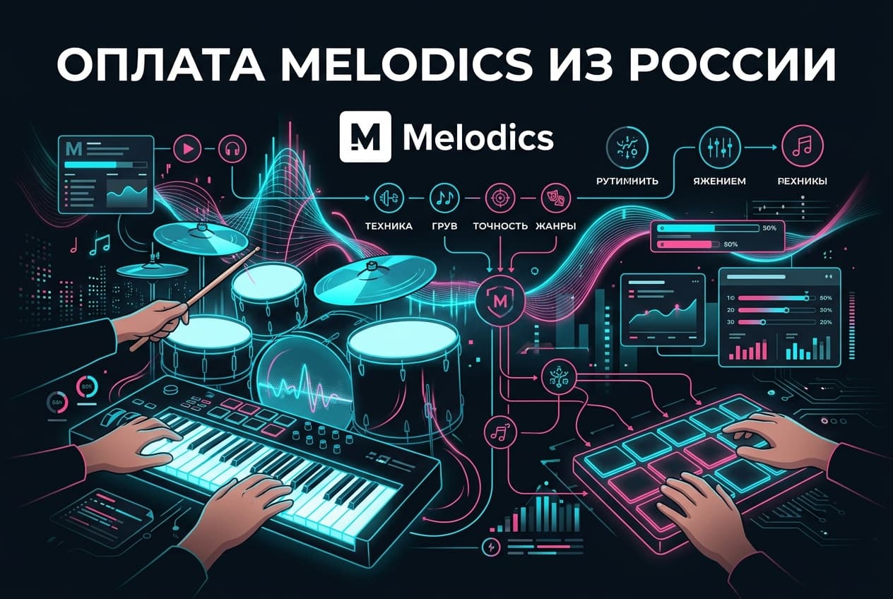 Как оформить подписку Melodics из России в 2026 году: без зарубежной карты