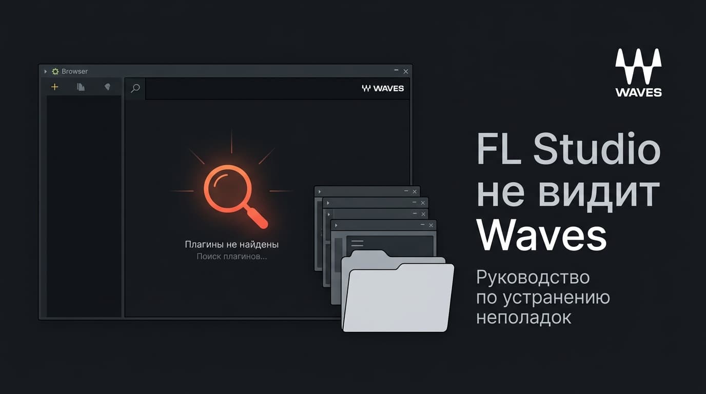 FL Studio не видит плагины Waves: почему так и что нажать, чтобы они появились