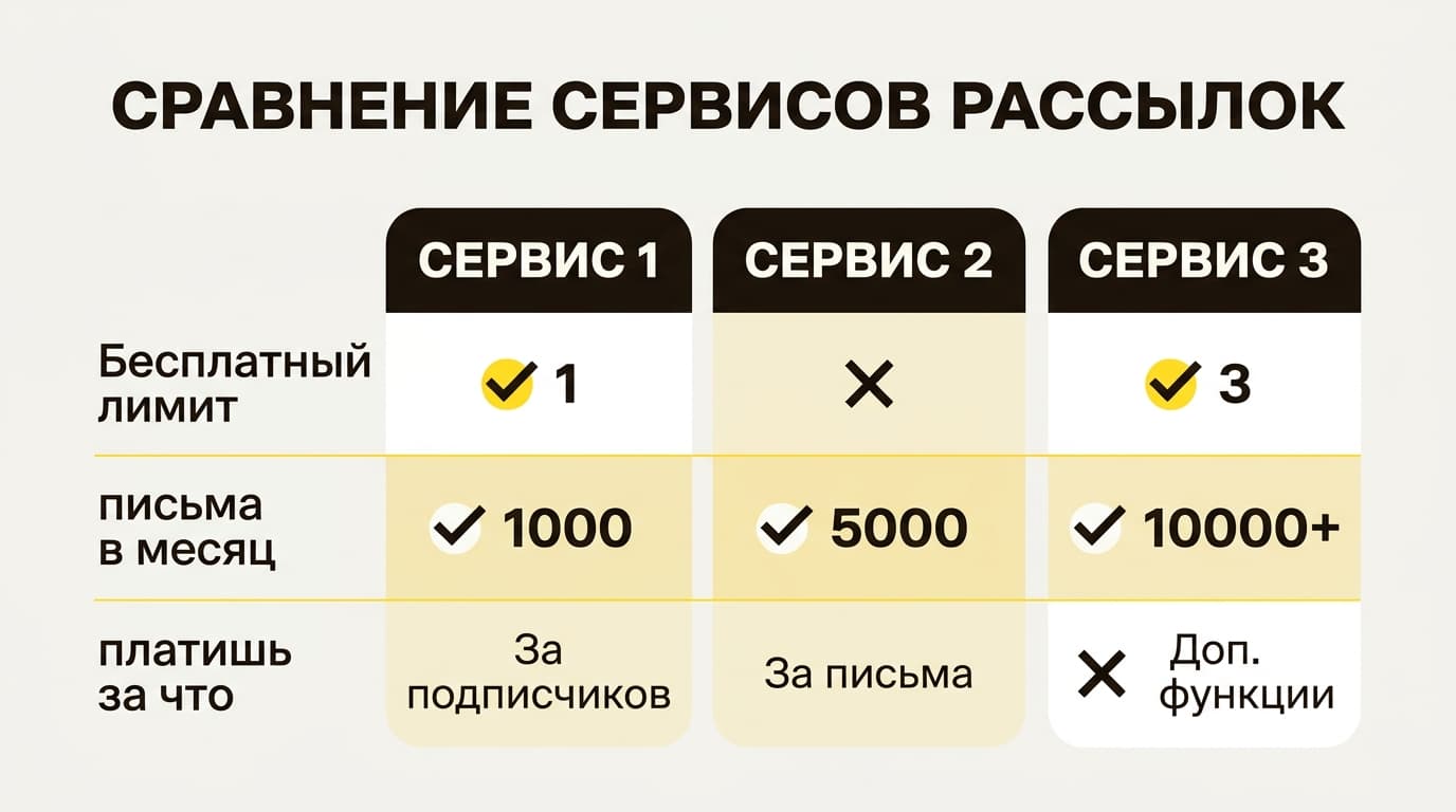 Mailchimp аналоги: чем заменить рассылку и во сколько это обойдётся — фото 3