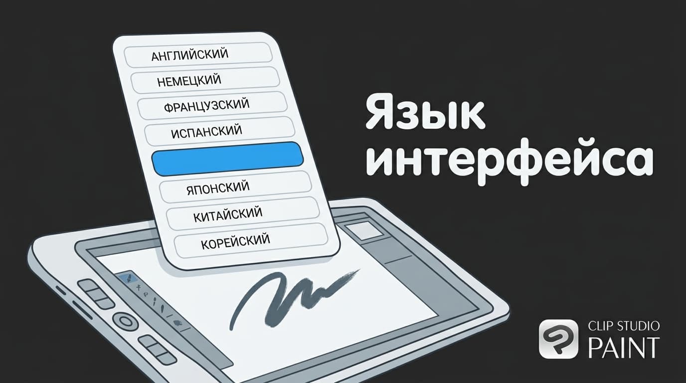 Clip Studio Paint: как поменять язык на русский и что делать, раз его нет в списке