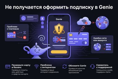 Не получается оформить подписку в Genie из России: как решить в 2026 году