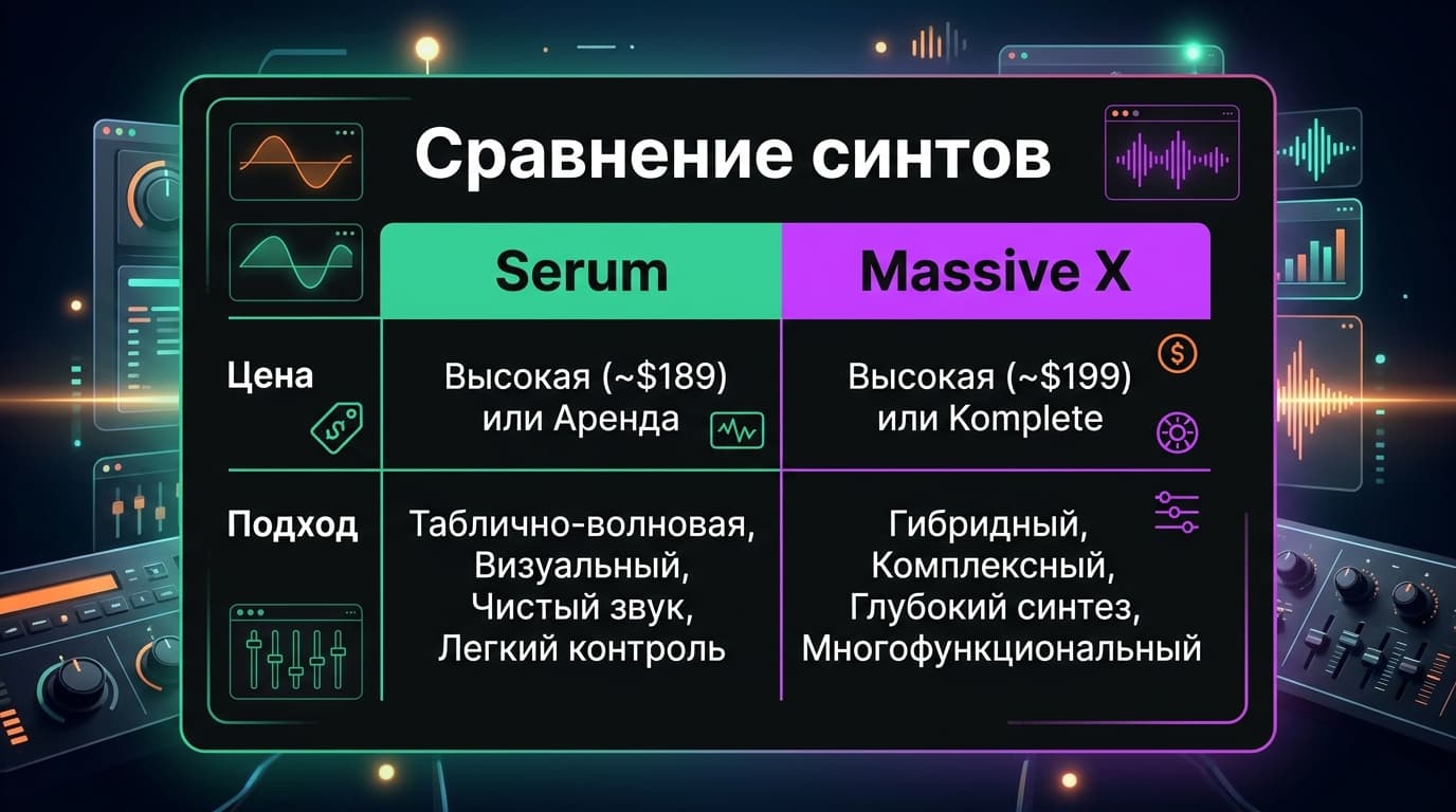 Что взять продюсеру: Serum или Massive X — разбор без фанатизма — фото 1