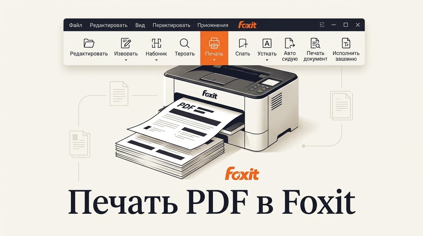 Как распечатать документ PDF в Foxit Reader: обычная печать, пакетная и по фрагментам