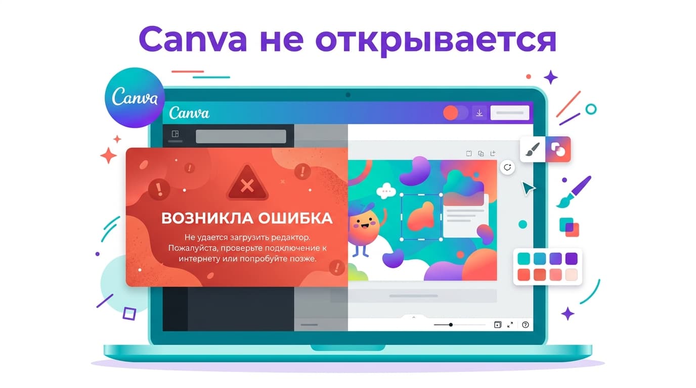 Что делать, если Canva не открывается из России: разбираем причины и чиним по очереди