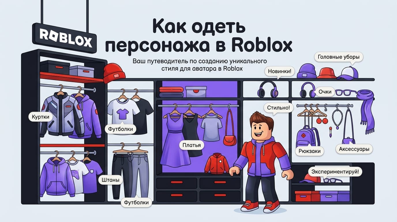 Как одеть персонажа в Roblox: полный разбор для новичка