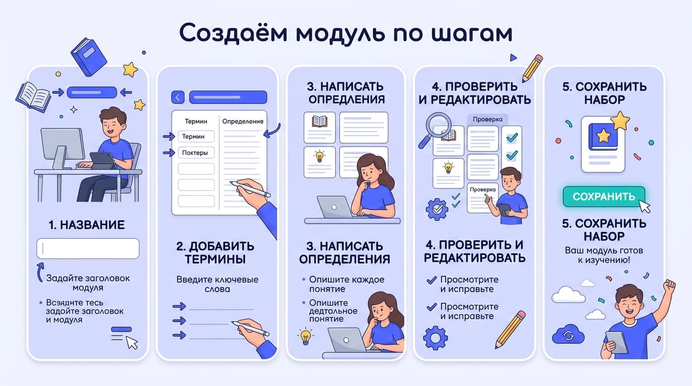 Как создавать карточки в Quizlet: пошаговая инструкция с нюансами — фото 2