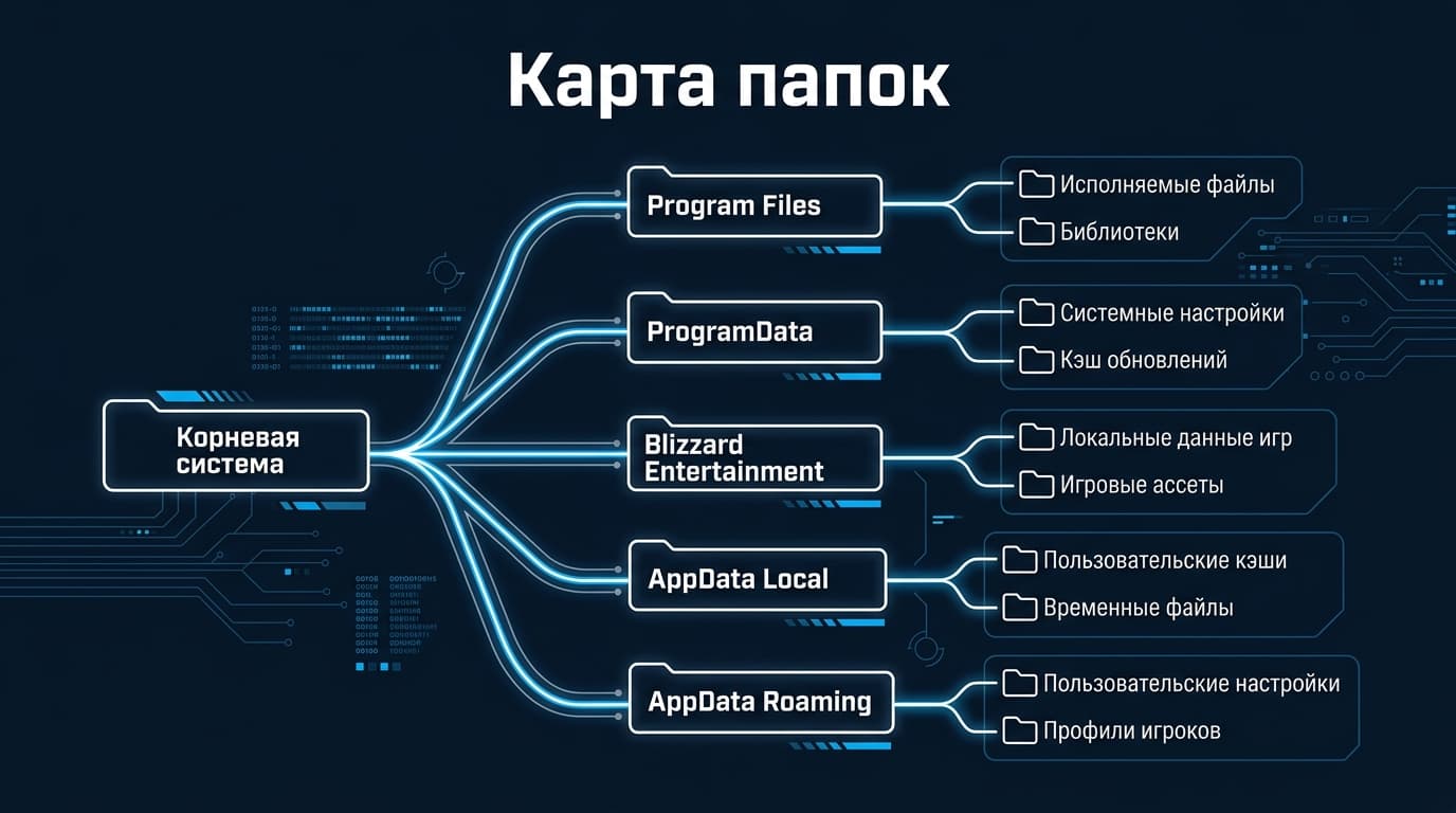 Как удалить Battle.net с компьютера полностью: папки, процессы и остатки — фото 2