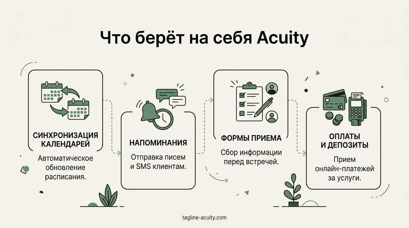 Что такое Acuity (онлайн-запись) в Squarespace и как она устроена — фото 2