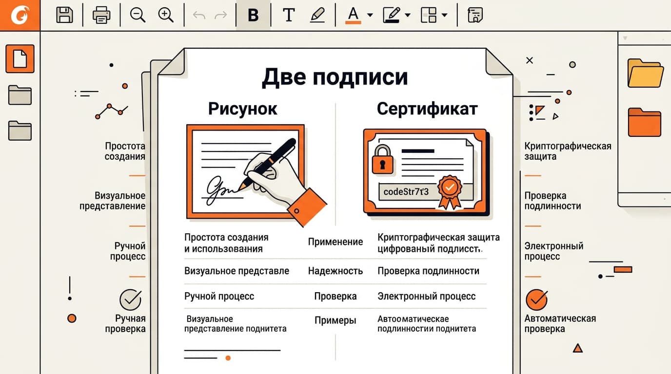 Foxit Reader: как подписать документ ЭЦП и чем это отличается от подписи от руки — фото 1