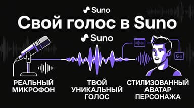 Voice и Persona в Suno: чем клонирование голоса отличается от узнаваемого стиля