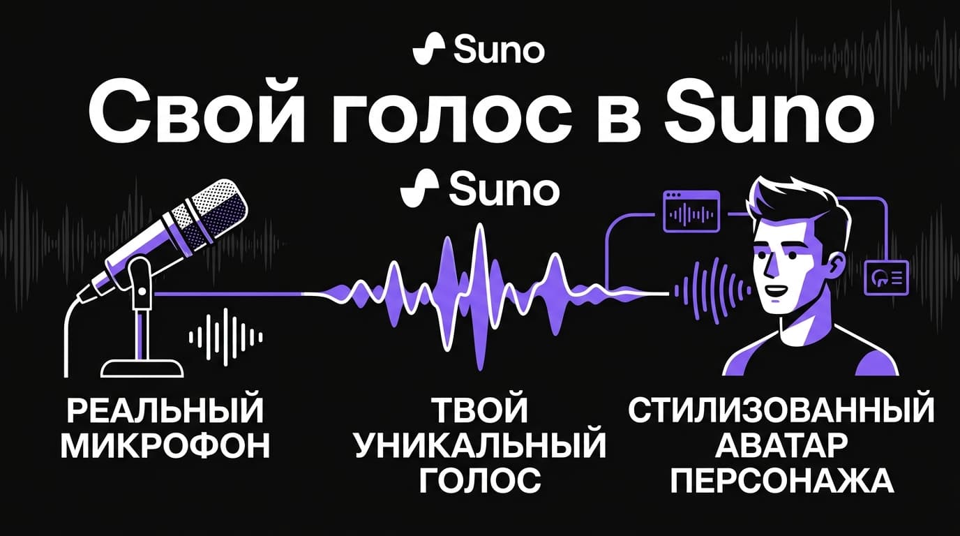 Voice и Persona в Suno: чем клонирование голоса отличается от узнаваемого стиля
