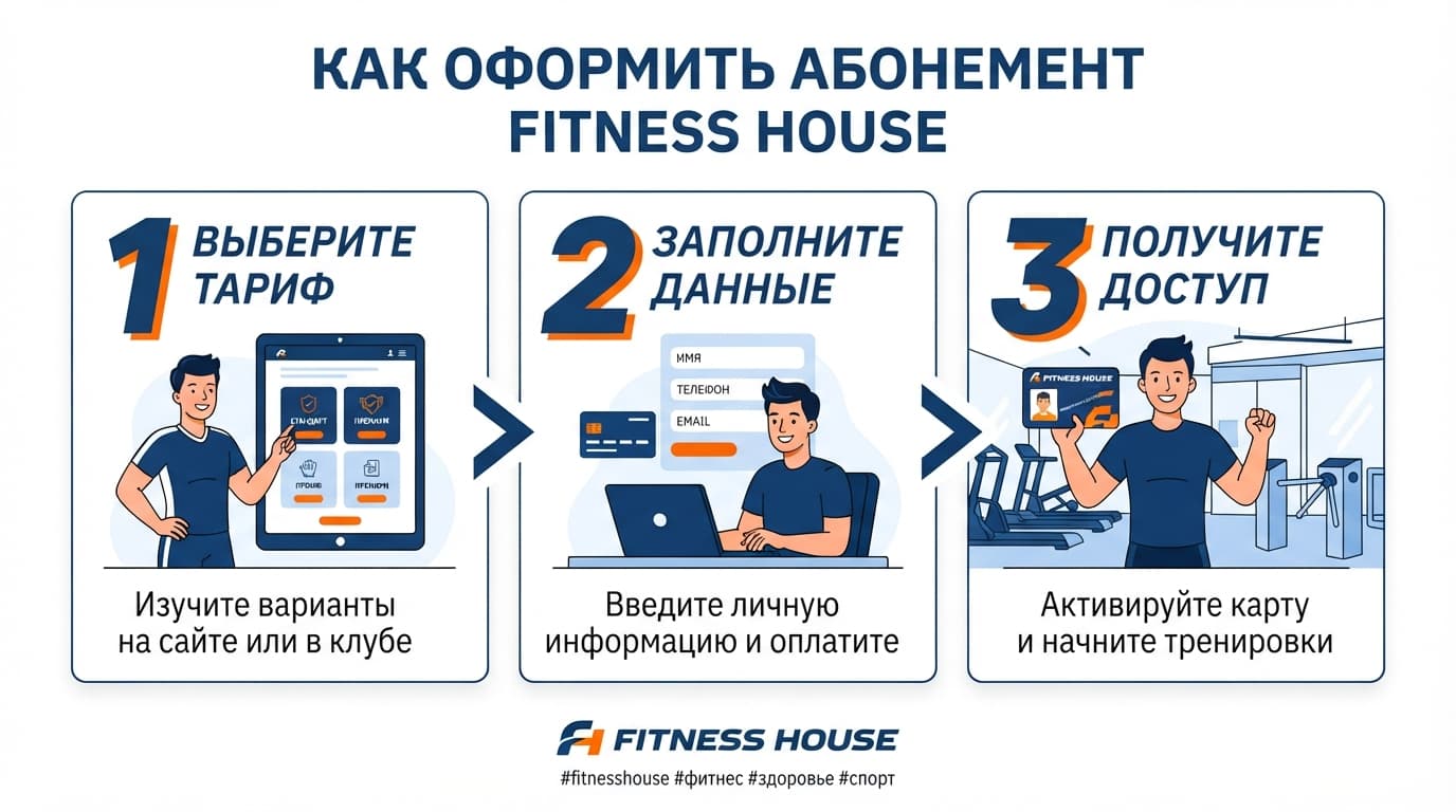 Fitness House: как оплатить подписку в 2026 году — фото 2