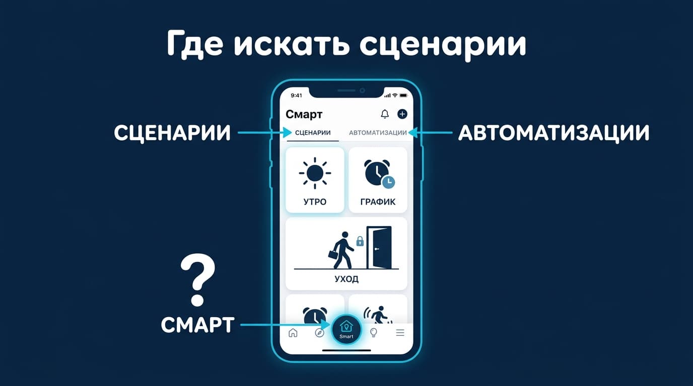 Как создать сценарий в Smart Life: от первого нажатия до умной автоматики — фото 2