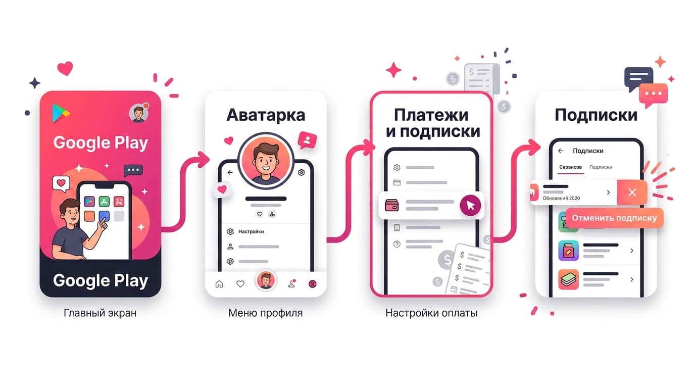 Как отменить подписку Twinby: три кассы, три разных пути и проверка, что деньги больше не уходят — фото 5