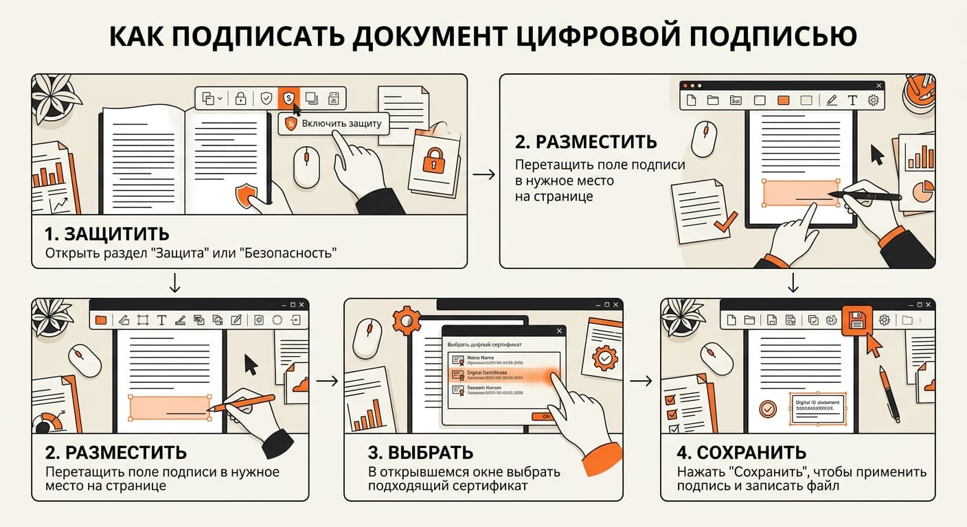 Foxit Reader: как подписать документ ЭЦП и чем это отличается от подписи от руки — фото 3