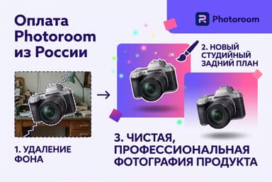 Как оплатить Photoroom из России в 2026 году: ИИ-редактор фото без зарубежной карты