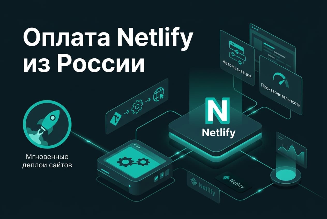 Как оплатить Netlify из России в 2026 году: без зарубежной карты