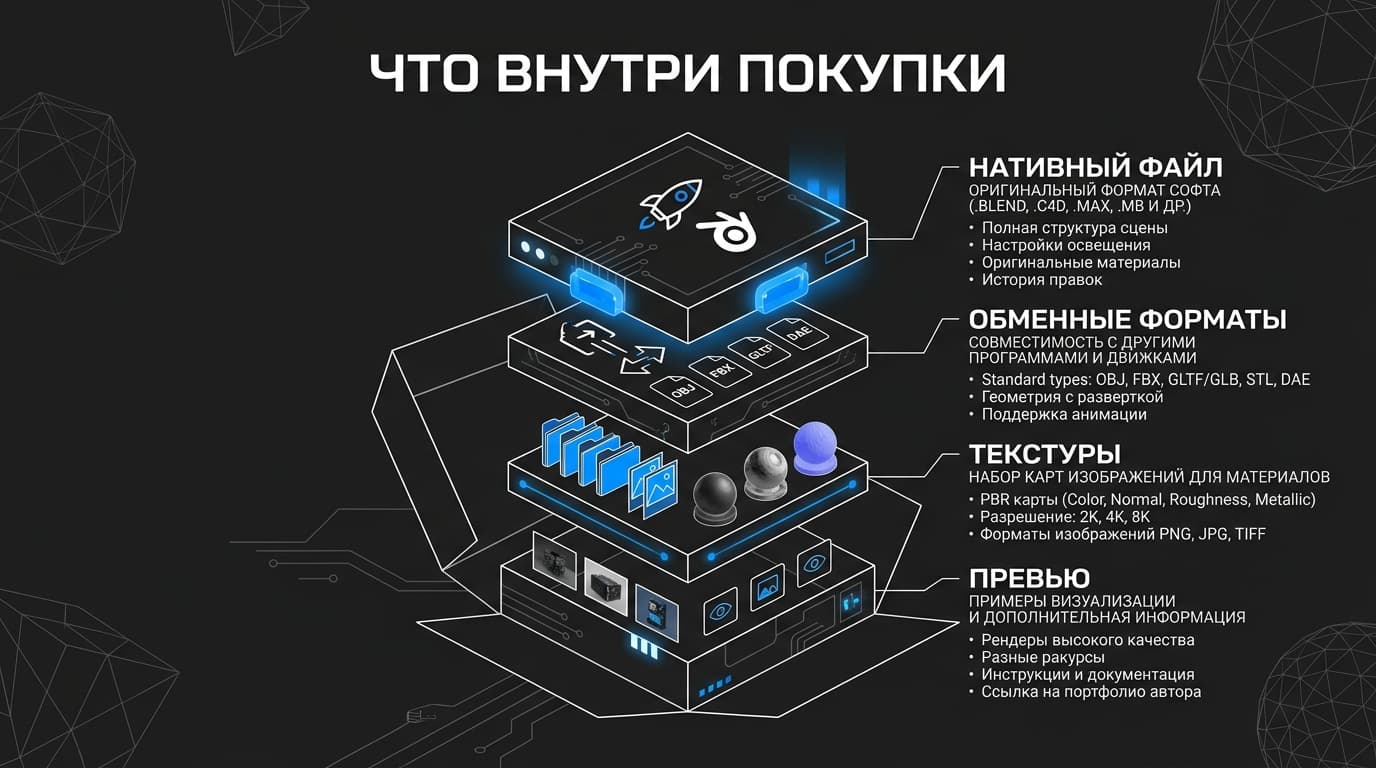 Как скачать модель с TurboSquid: путь от корзины до файла в 3ds Max — фото 3