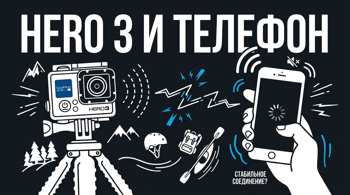 Как подключить GoPro Hero 3 к телефону: пошагово и без нервов