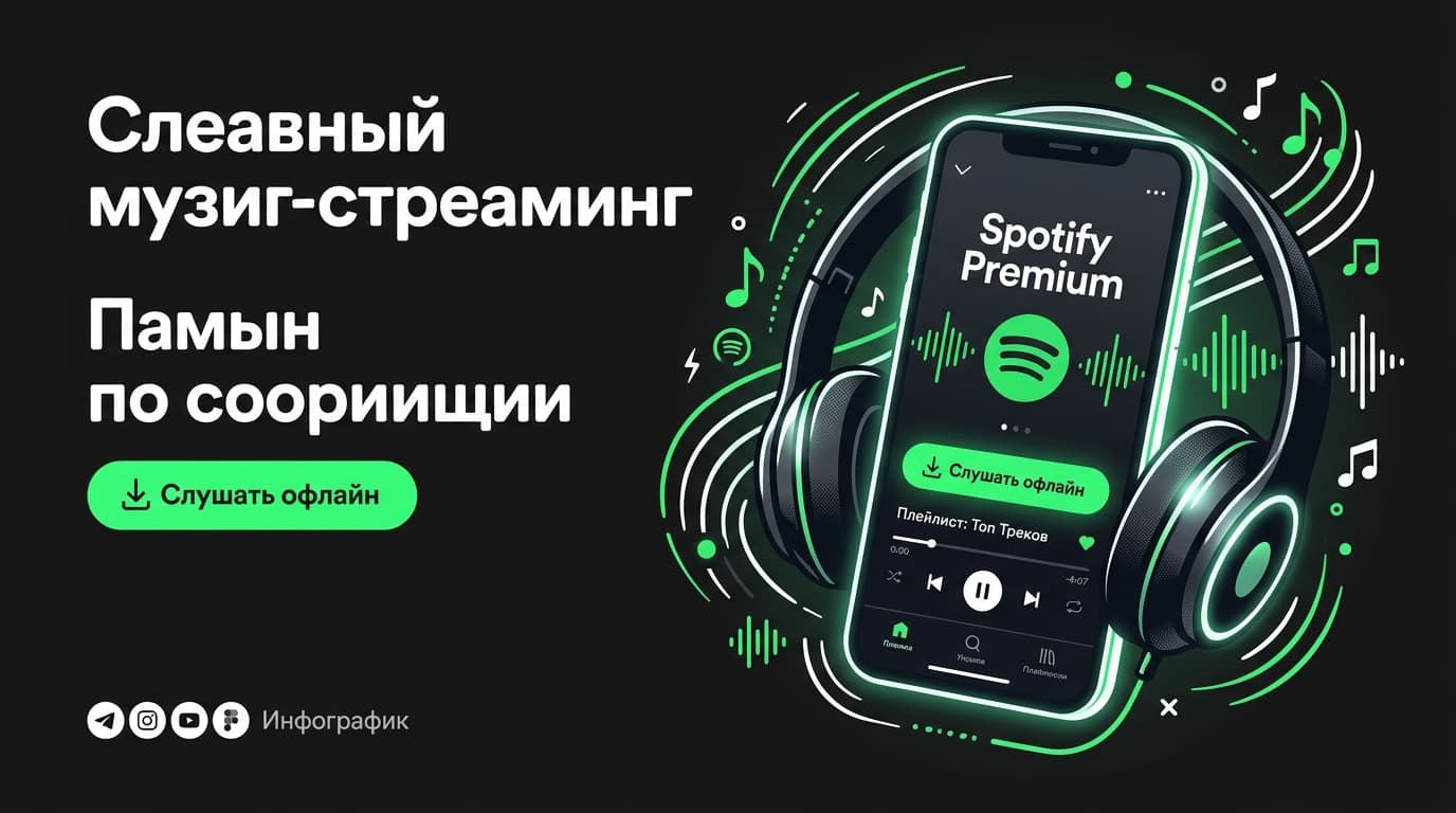 Как оформить Spotify Премиум из России в 2026 году