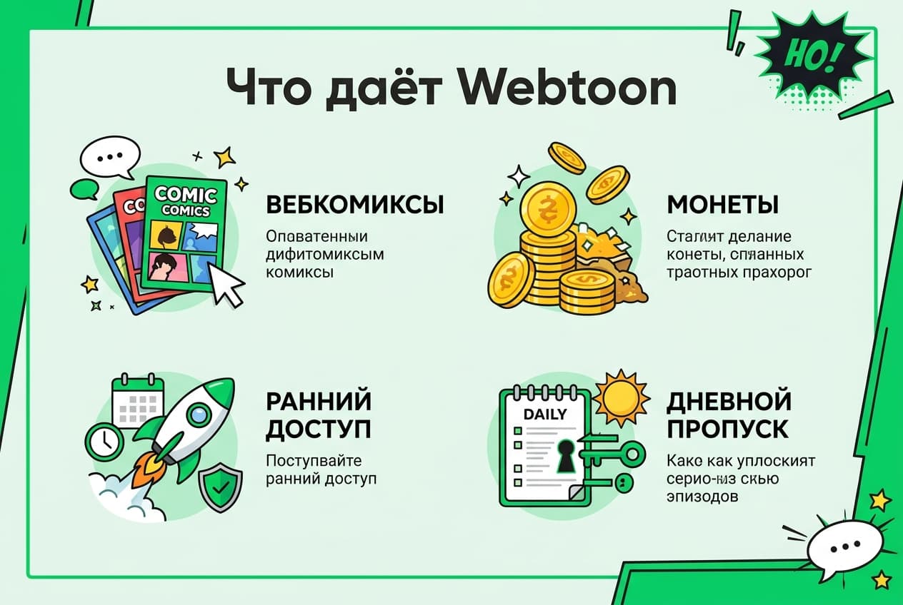 Как оплатить Webtoon из России в 2026 году: без зарубежной карты — фото 1