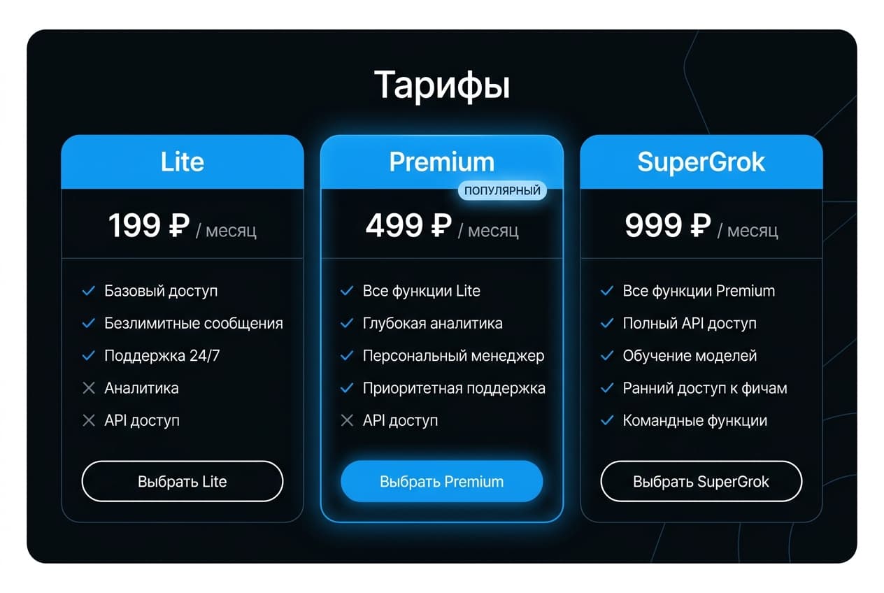 Как оплатить Grok из России в 2026 году: подписка xAI без зарубежной карты — фото 2