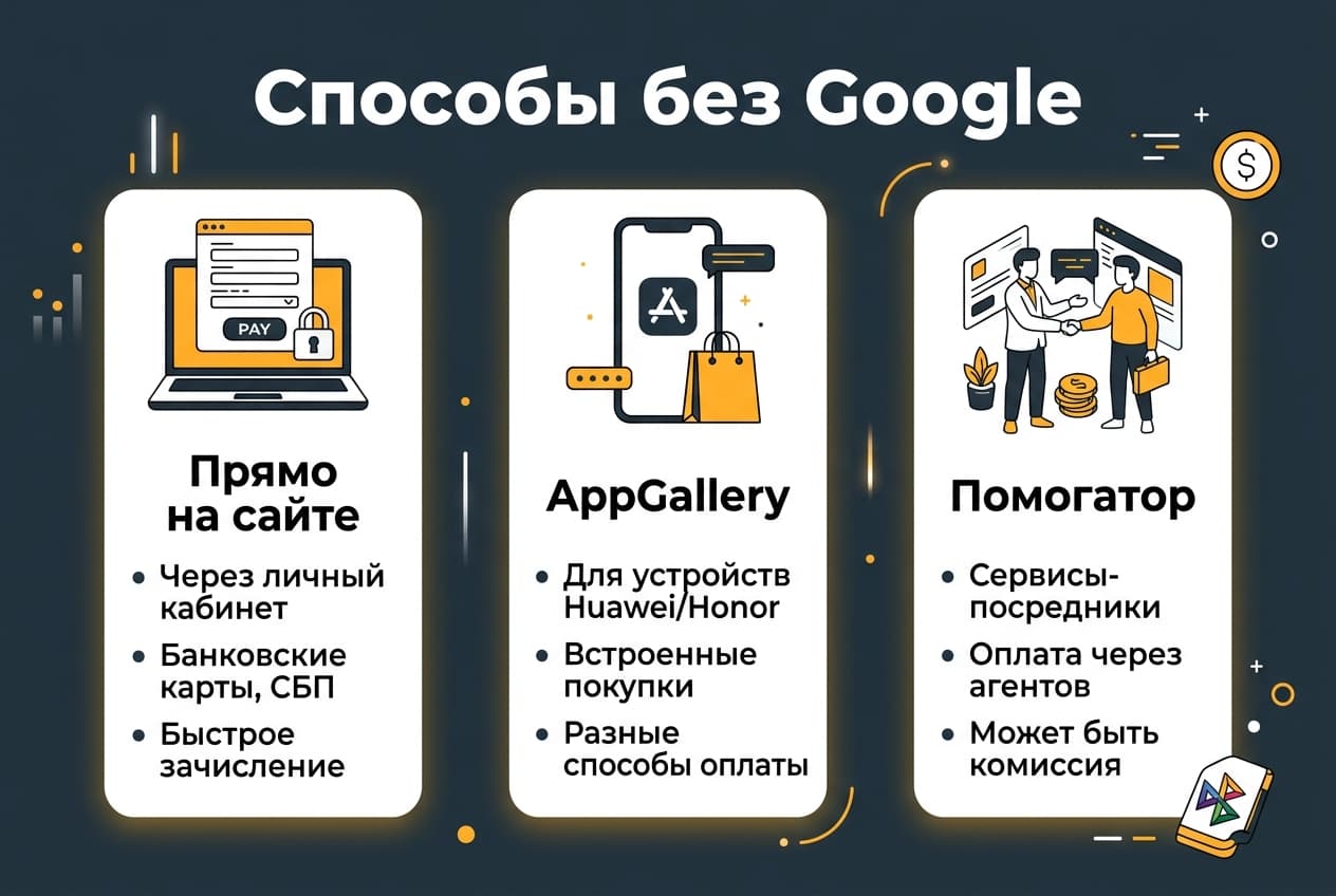 Как оплатить подписку без Google из России в 2026 году — фото 1