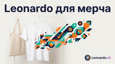 Мерч и print-on-demand через Leonardo: как получить файл, готовый к печати