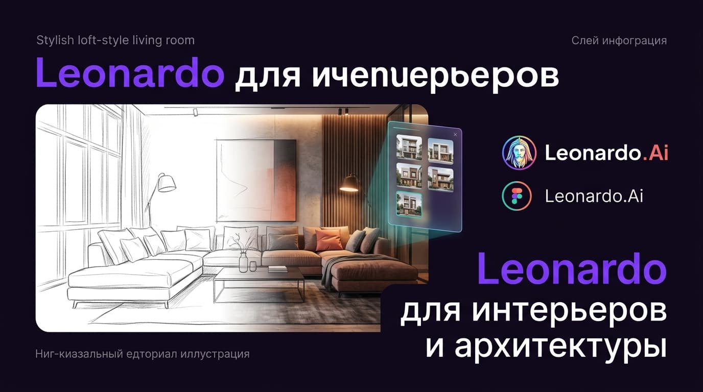Leonardo для дизайна интерьеров и архитектуры: как выбрать модель и тариф