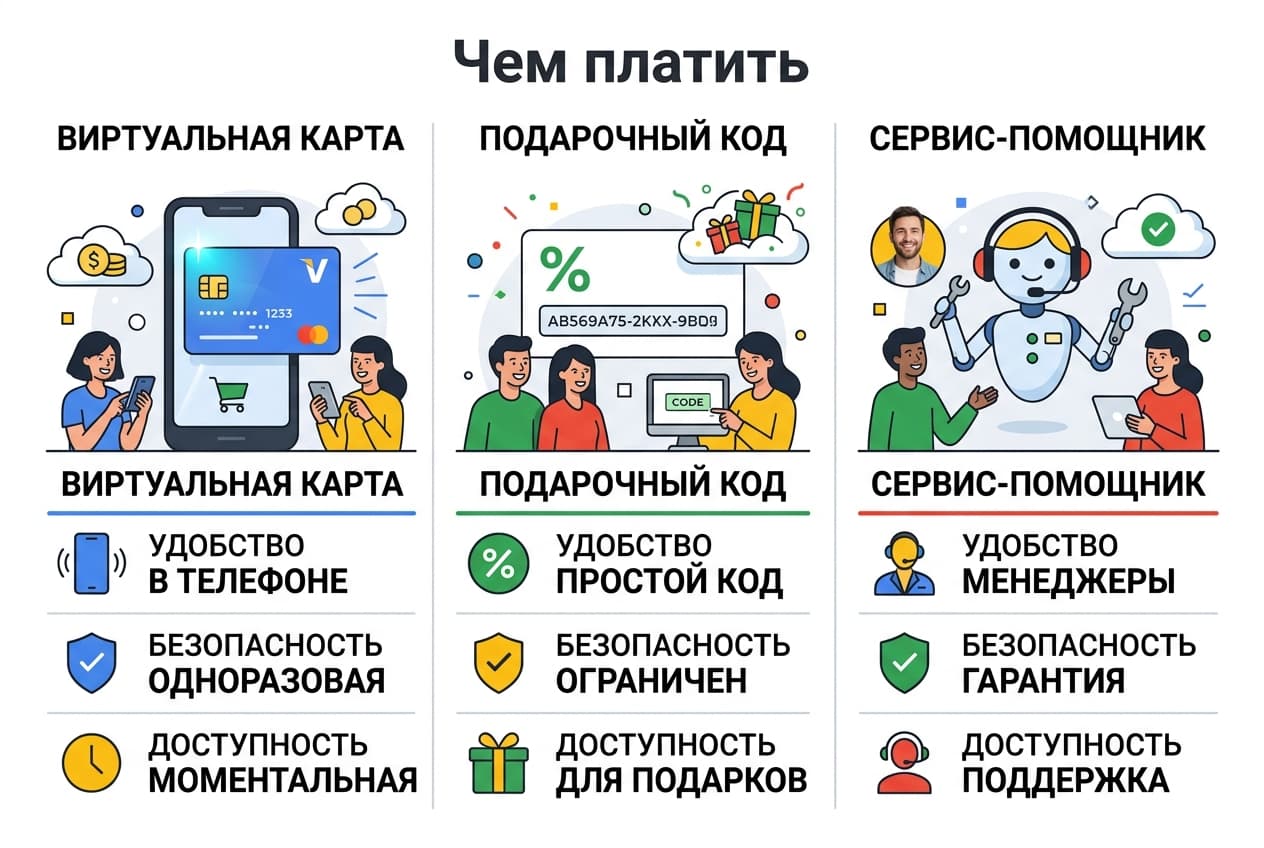 Как оплатить Гугл Фото в России в 2026 году — фото 3