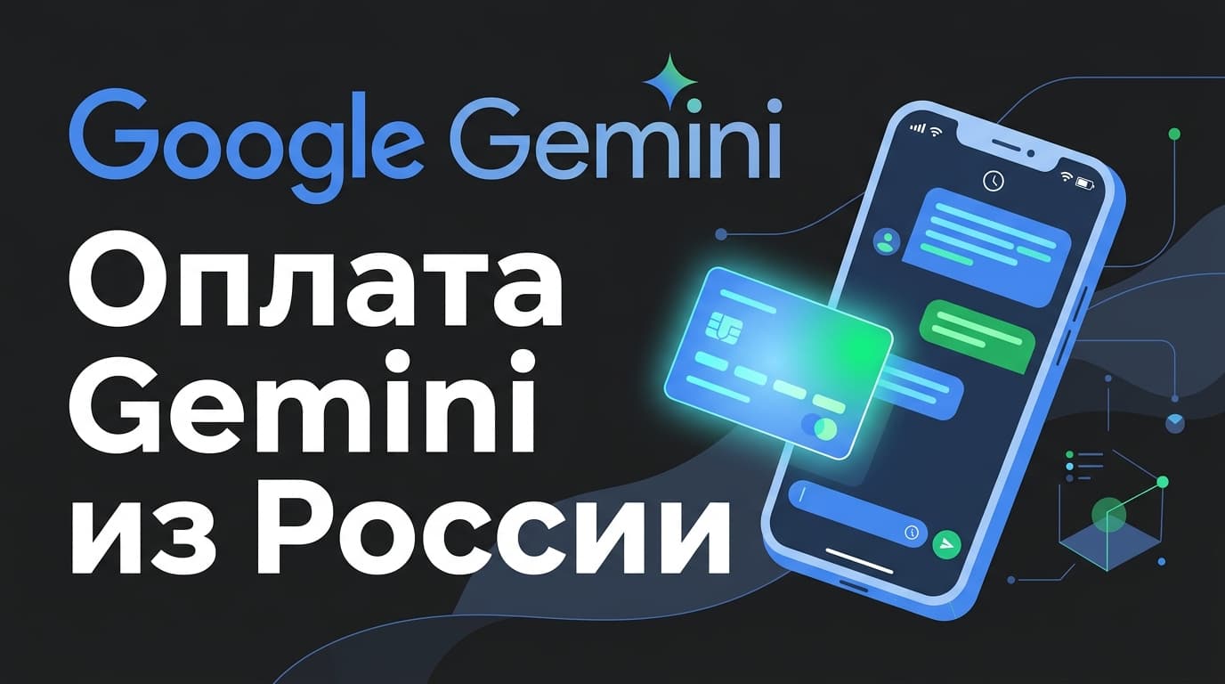 Как оплатить Gemini из России в 2026 году: разбираем по шагам