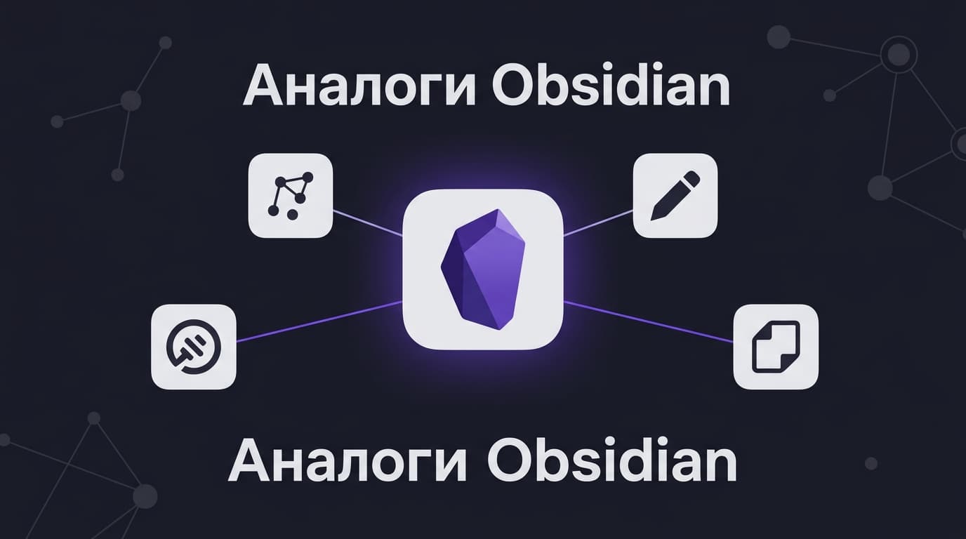 Аналоги Obsidian: чем Logseq, Notion, Roam Research и Anytype отличаются на самом деле
