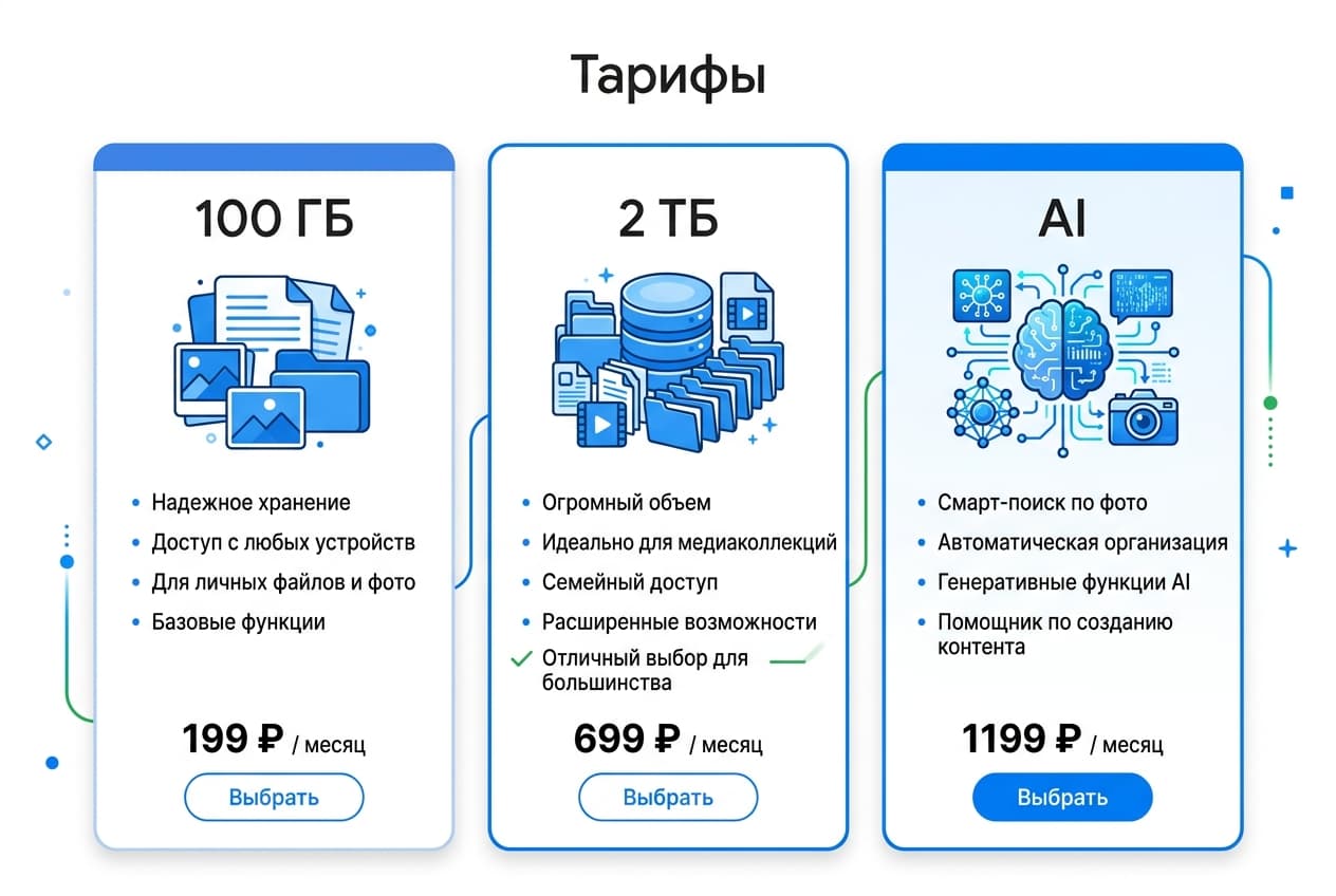 Как оплатить Google Фото из России в 2026 году: место под фото без зарубежной карты — фото 2